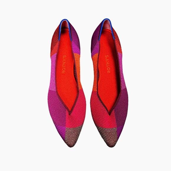 Rothy’s The Point in Metallic‎ Pomegranate Limited Edition Size 10 - Picture 2 of 8